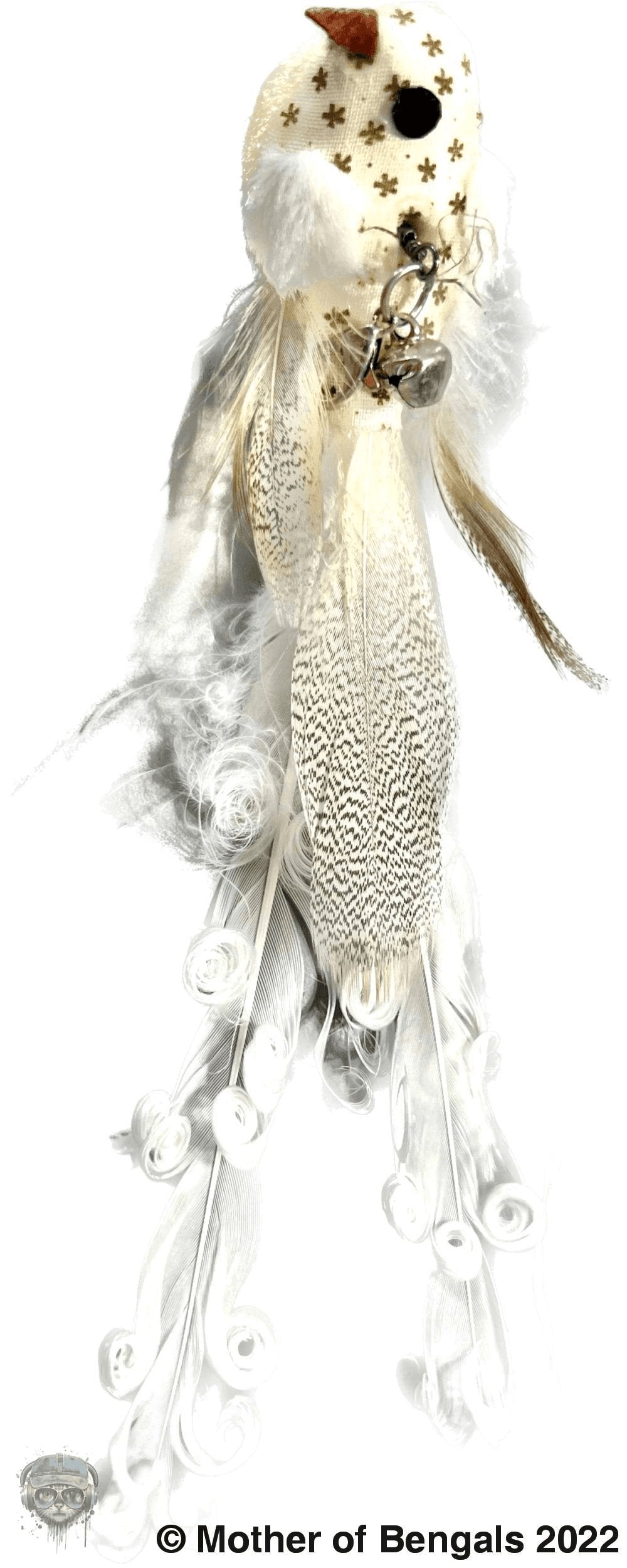 Mother Of Bengals, Golden Oriole, 6 piece Feather & Cat Wand Teaser Set Bundle Mother of Bengals