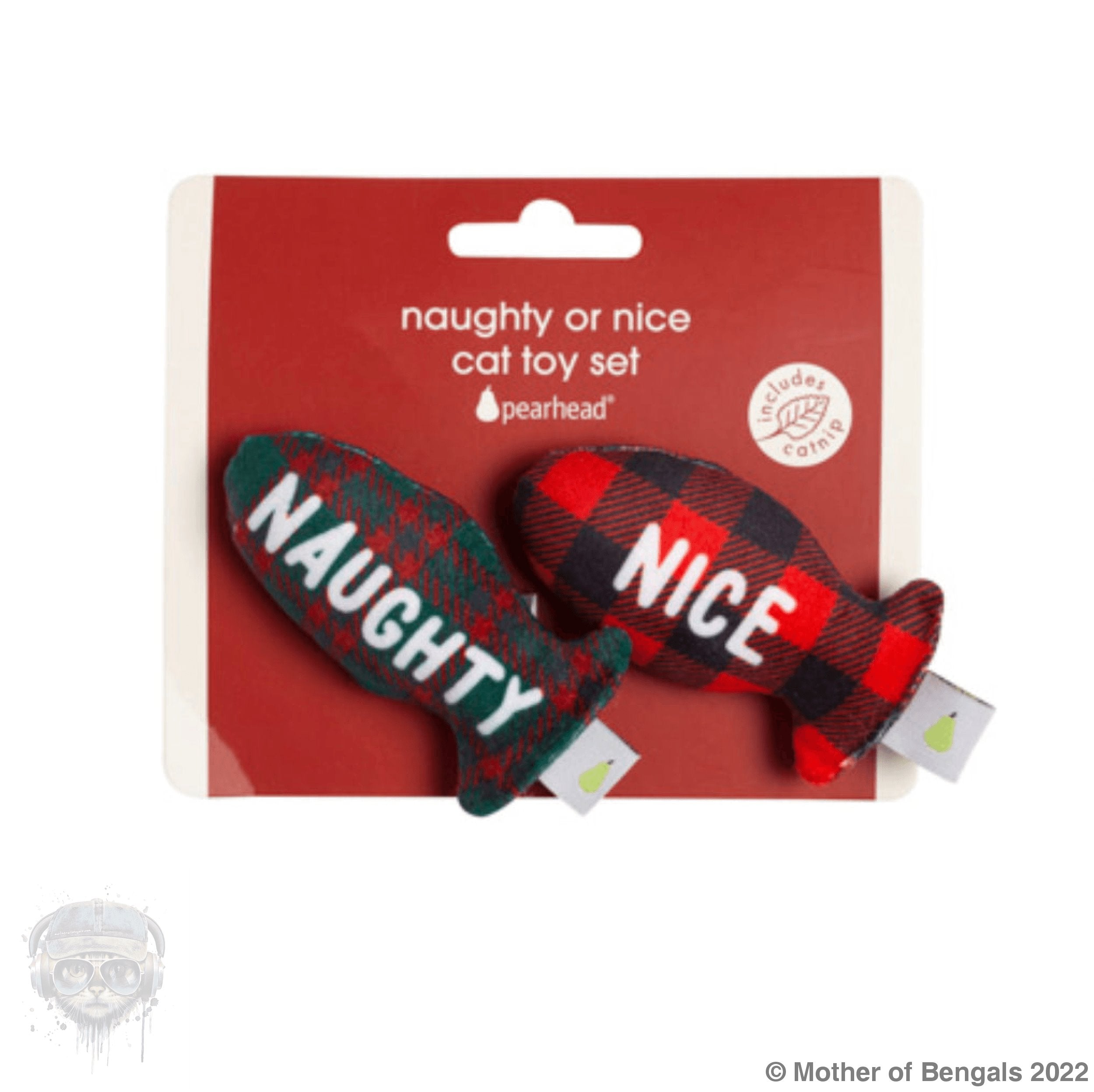 Naughty or Nice? Catnip Toy By Pearhead Pearhead