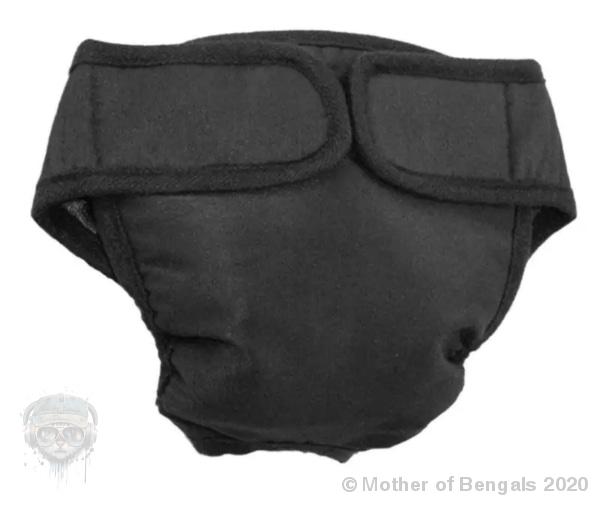 Pet Training Pants 👖 Mother of Bengals Black Small