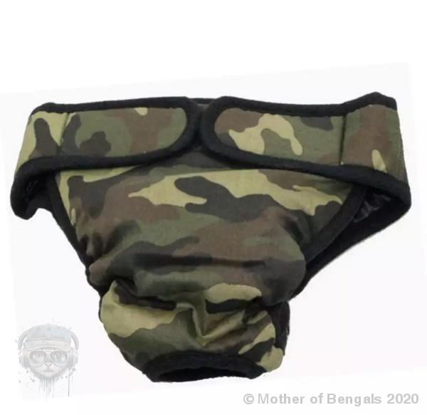 Pet Training Pants 👖 Mother of Bengals Camo Small