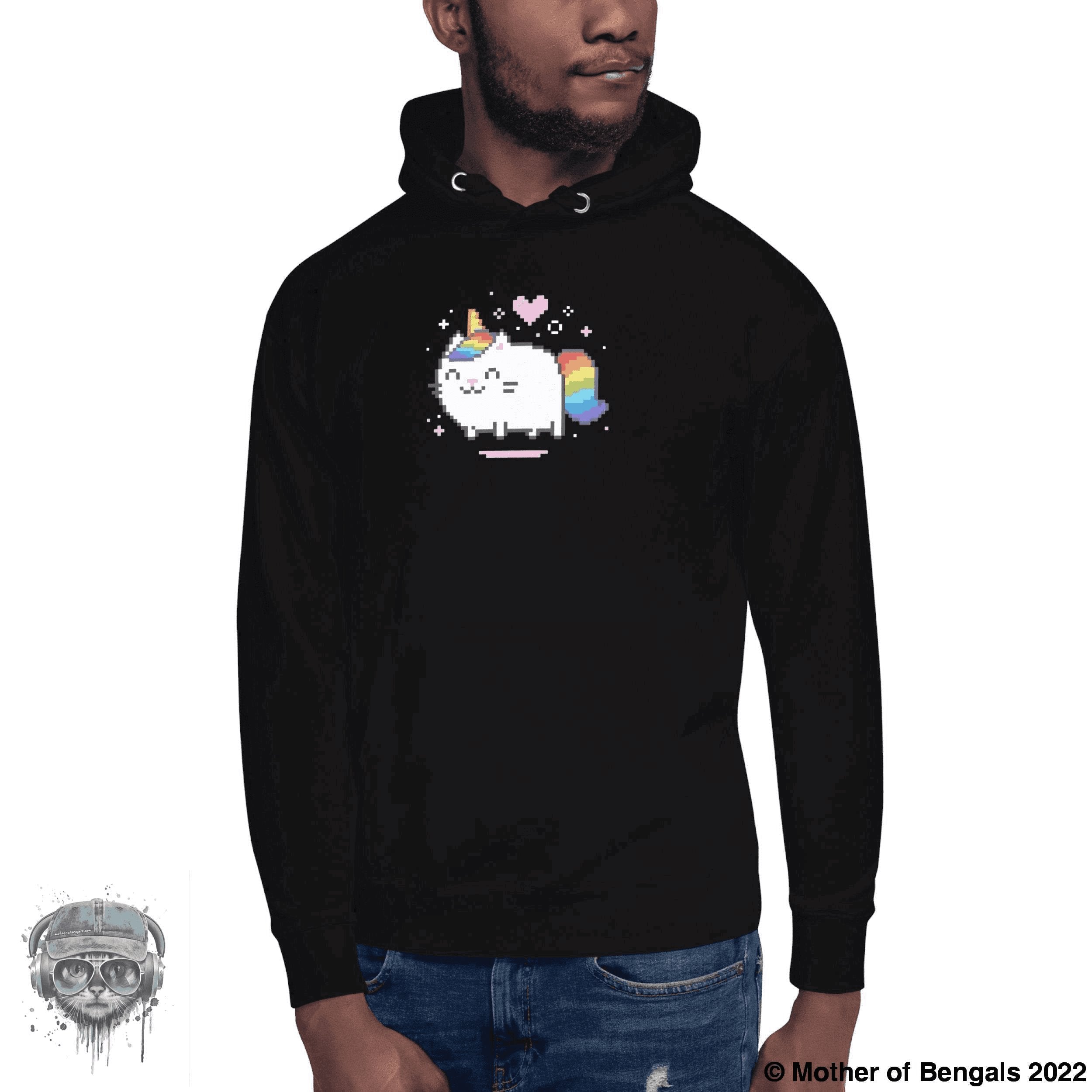 Unicorn Kitty Hoodie Mother of Bengals