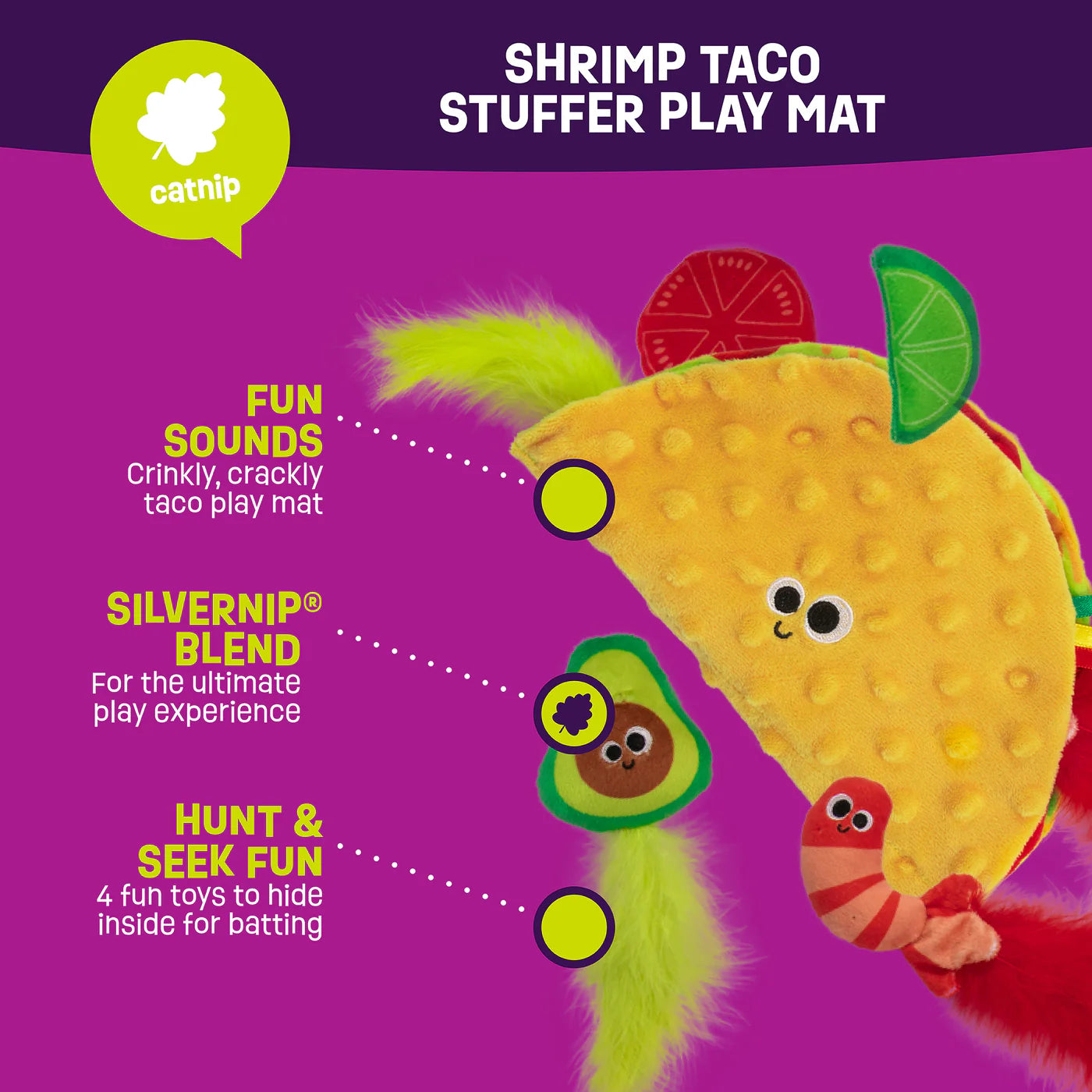 Mad Cat Shrimp Taco Stuffer Play Mat