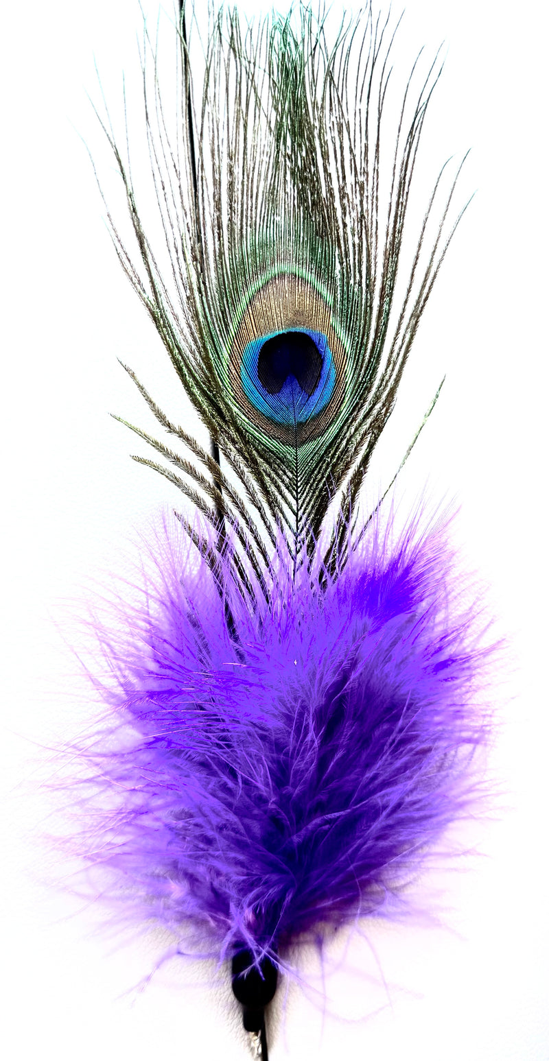 Furprize! Peacock, 3 piece Feather Wand Teaser Refill Set