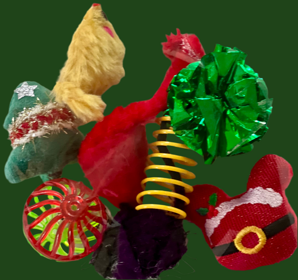 Furprize! Holiday Santa Catnip Infusion Stocking Stuffer Cat Toys