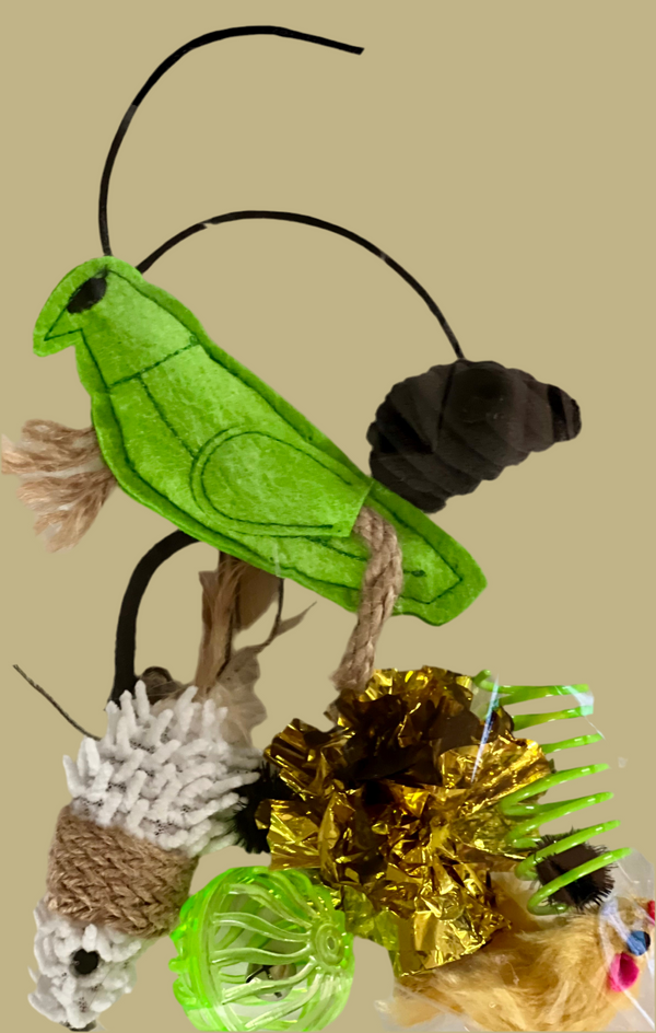 Furprize! Grasshopper, Assorted Catnip Infusion Toys