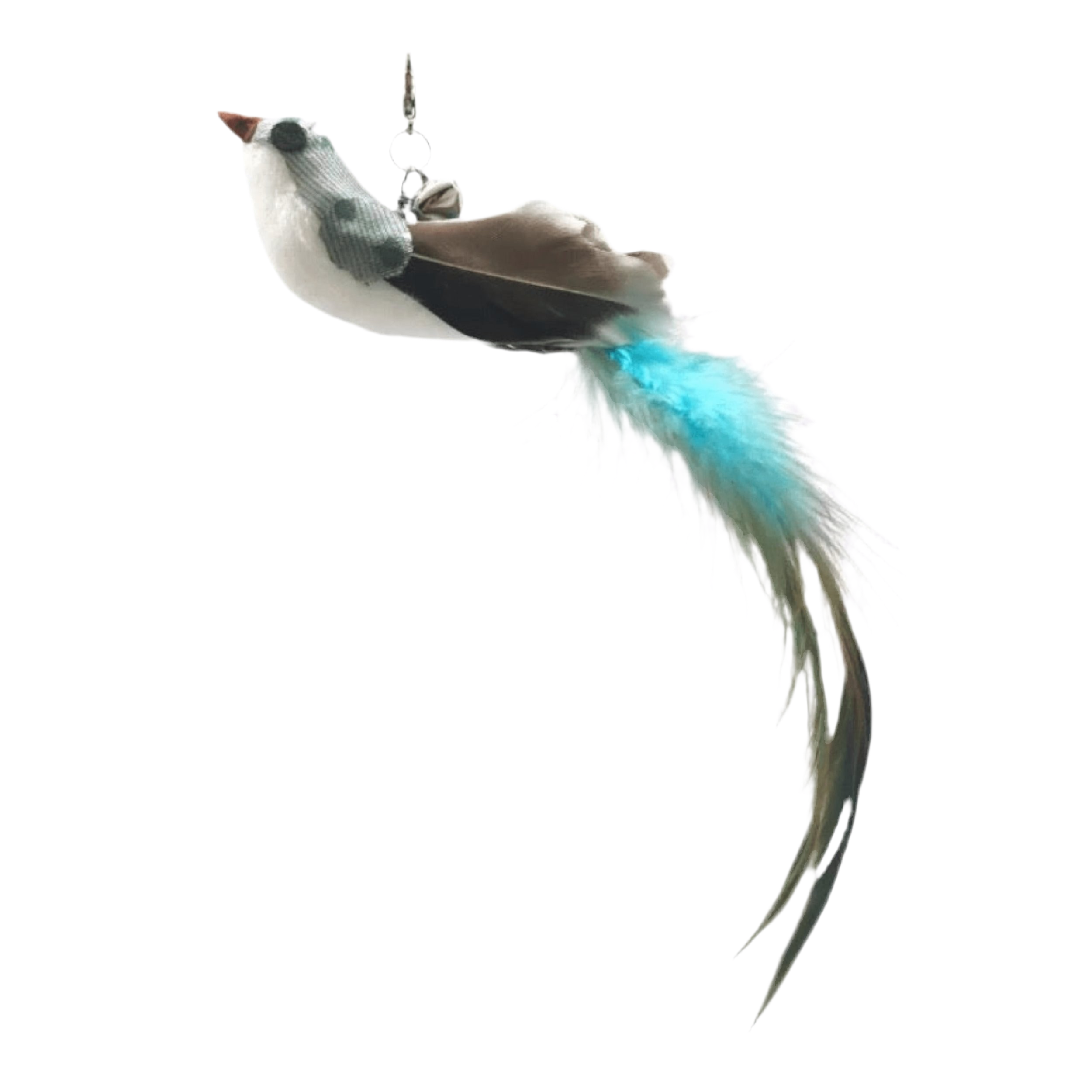 Furprize! Turquoise Bird Feather Wand refill