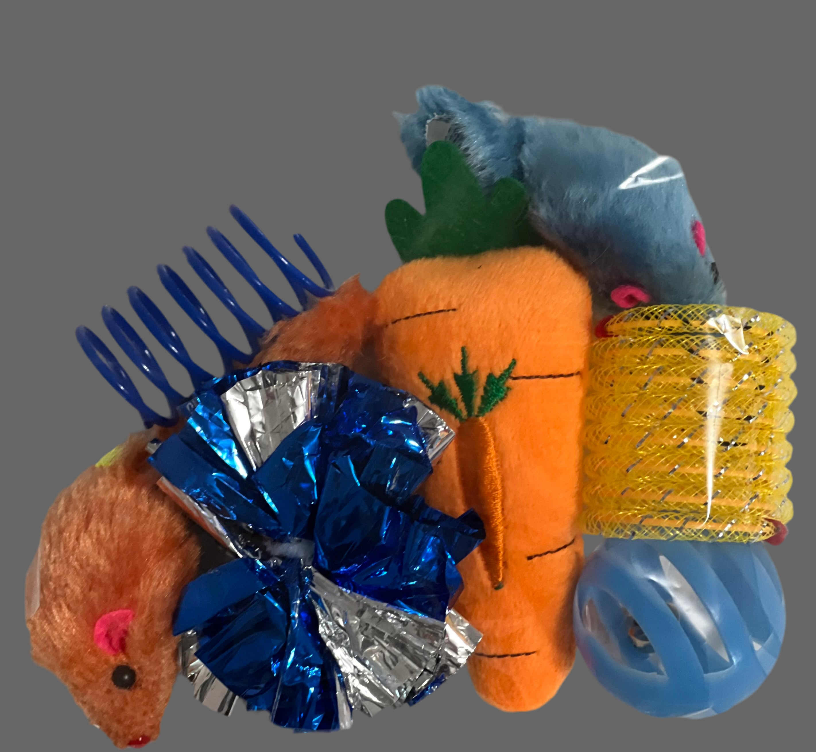 Furprize! Carrot,  Assorted Catnip Infusion Toys