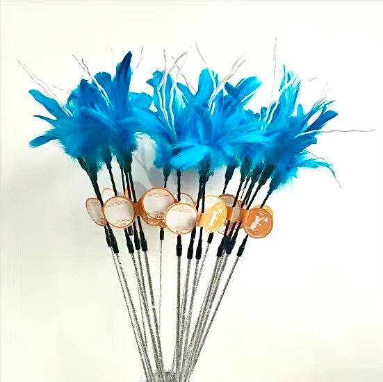 FurPrize! Spring flowers,💐 Feather Cat Toy Teaser Wand