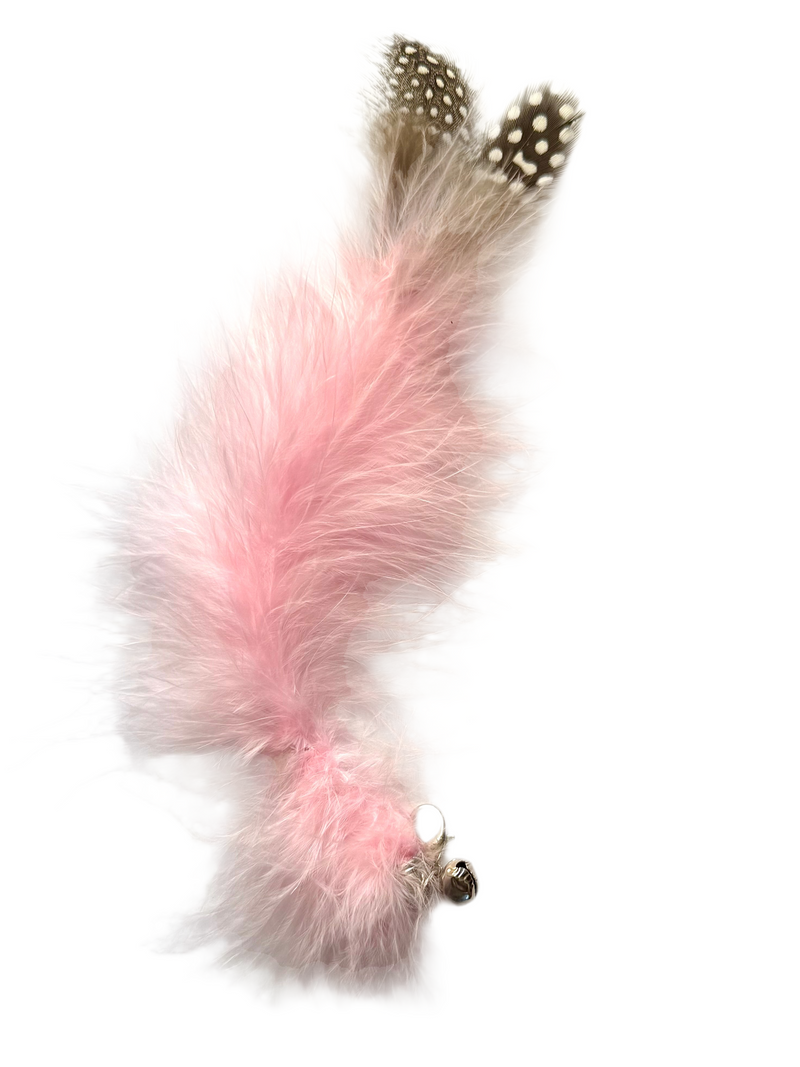 Furprize! Pheasently Pink, 5 piece Feather Wand Teaser Refill Set