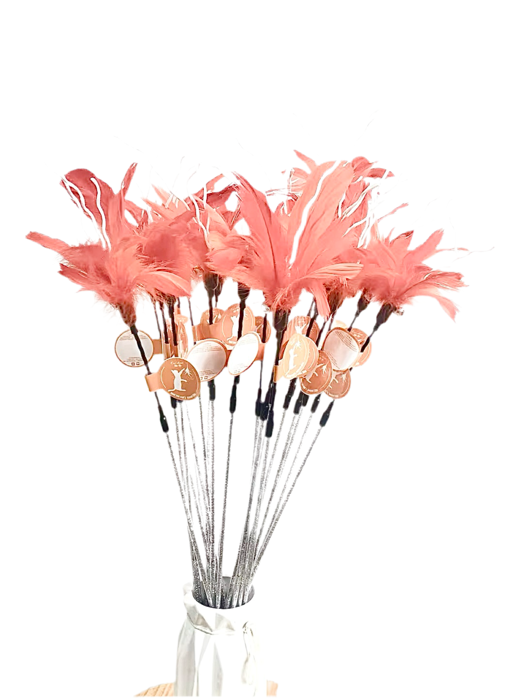 FurPrize! Spring flowers,💐 Feather Cat Toy Teaser Wand