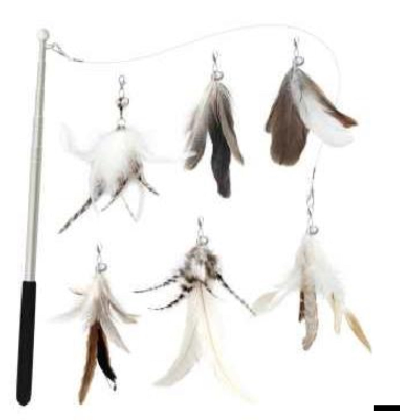 Furprize! Mink, 9 piece Feather & Cat Wand Teaser Set