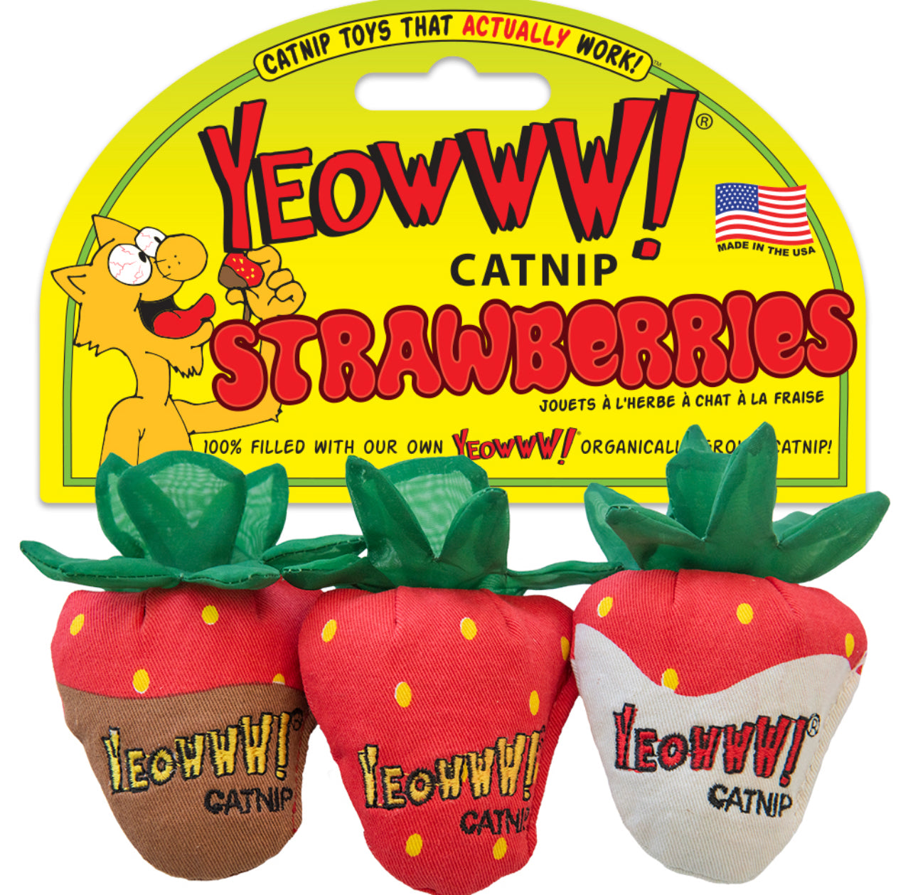 Ducky World Yeowww! Strawberries - 3 Pk