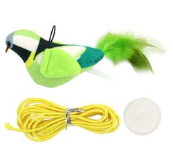 Furprize!  Interactive Chirping Bird Feather Cat Toy