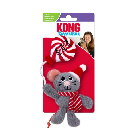 KONG Holiday Occasions Mouse