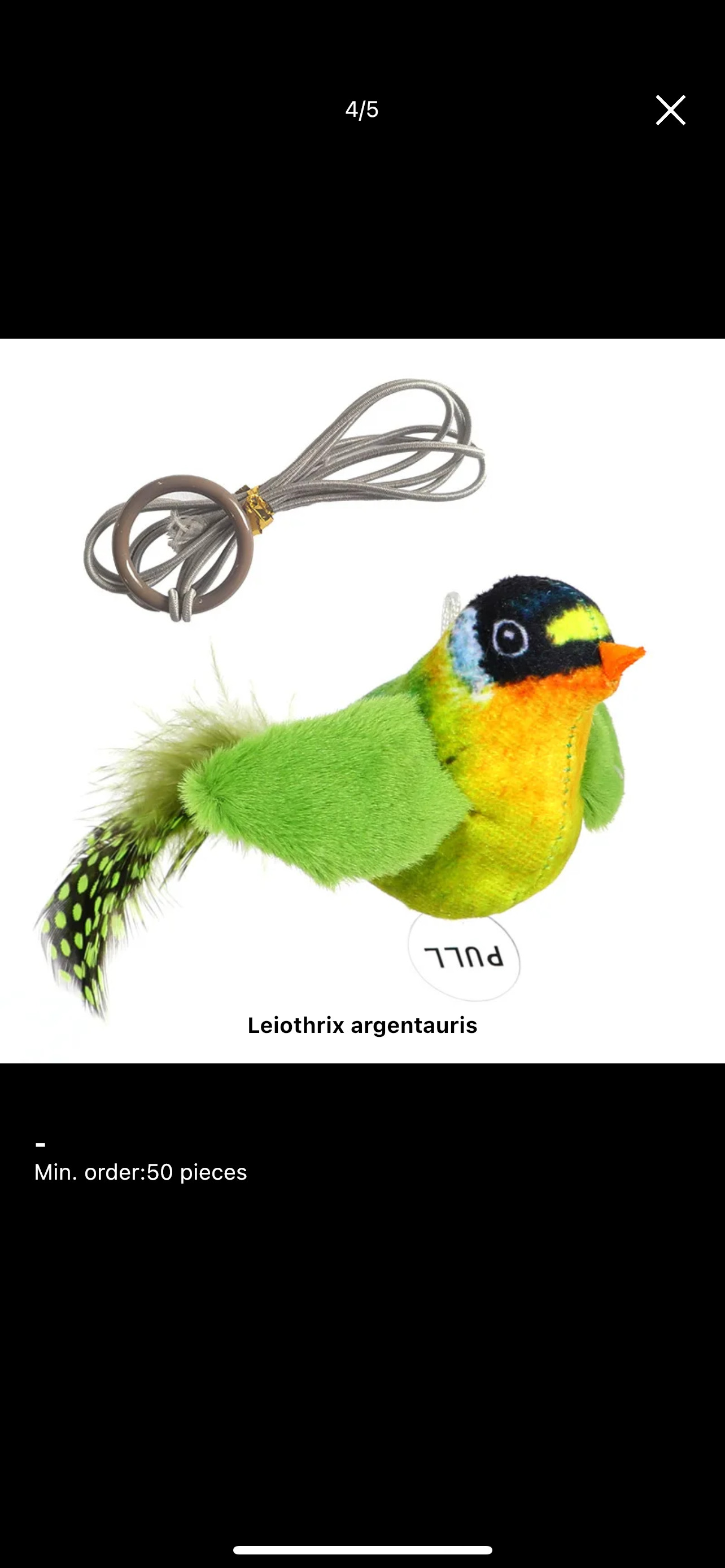 Furprize! Interactive Chirping Bird Feather Cat Toy and refill