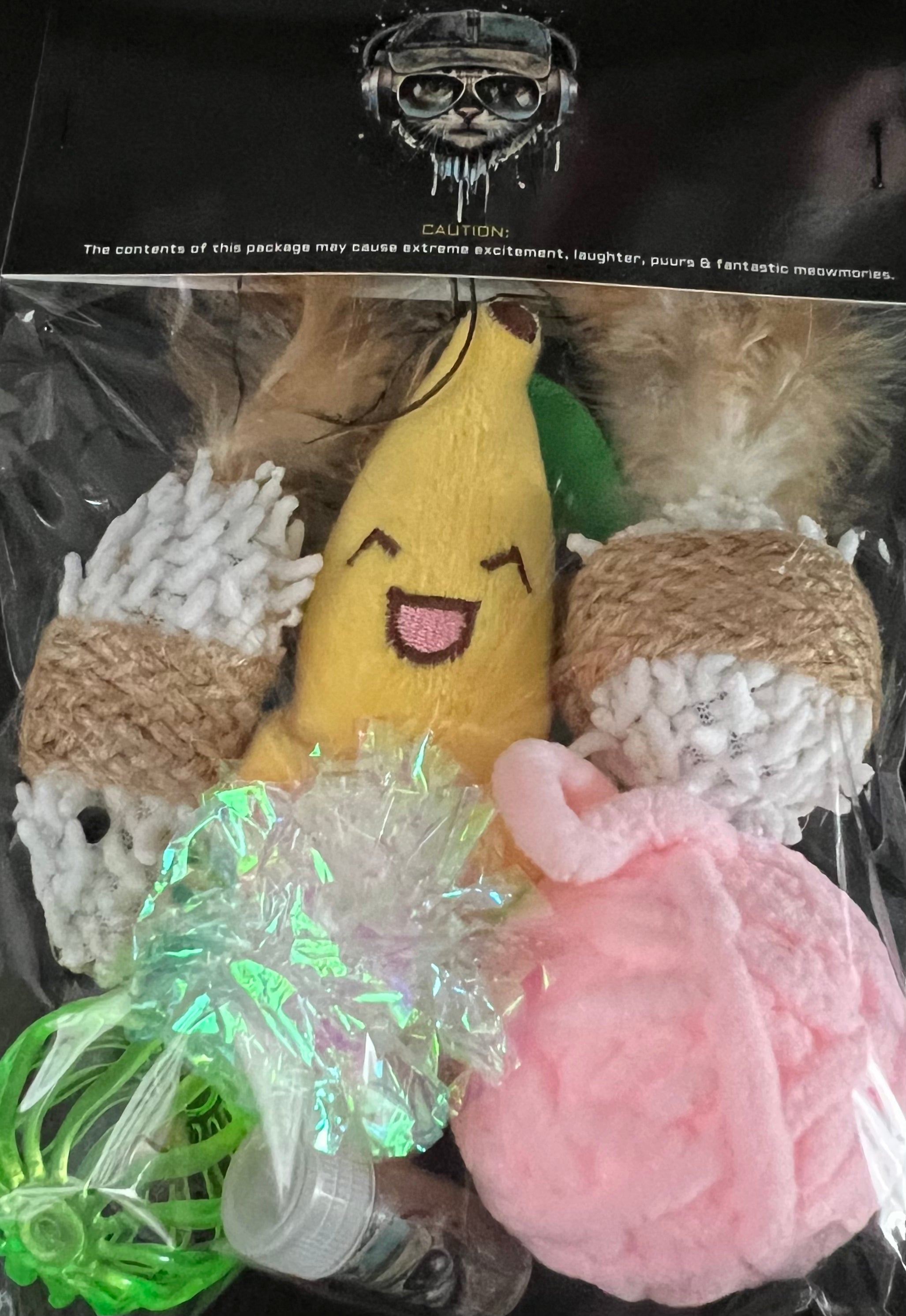 Furprize! Goin’ Bananas, Assorted Catnip Infusion Toys Cat Toy FurPrize! 