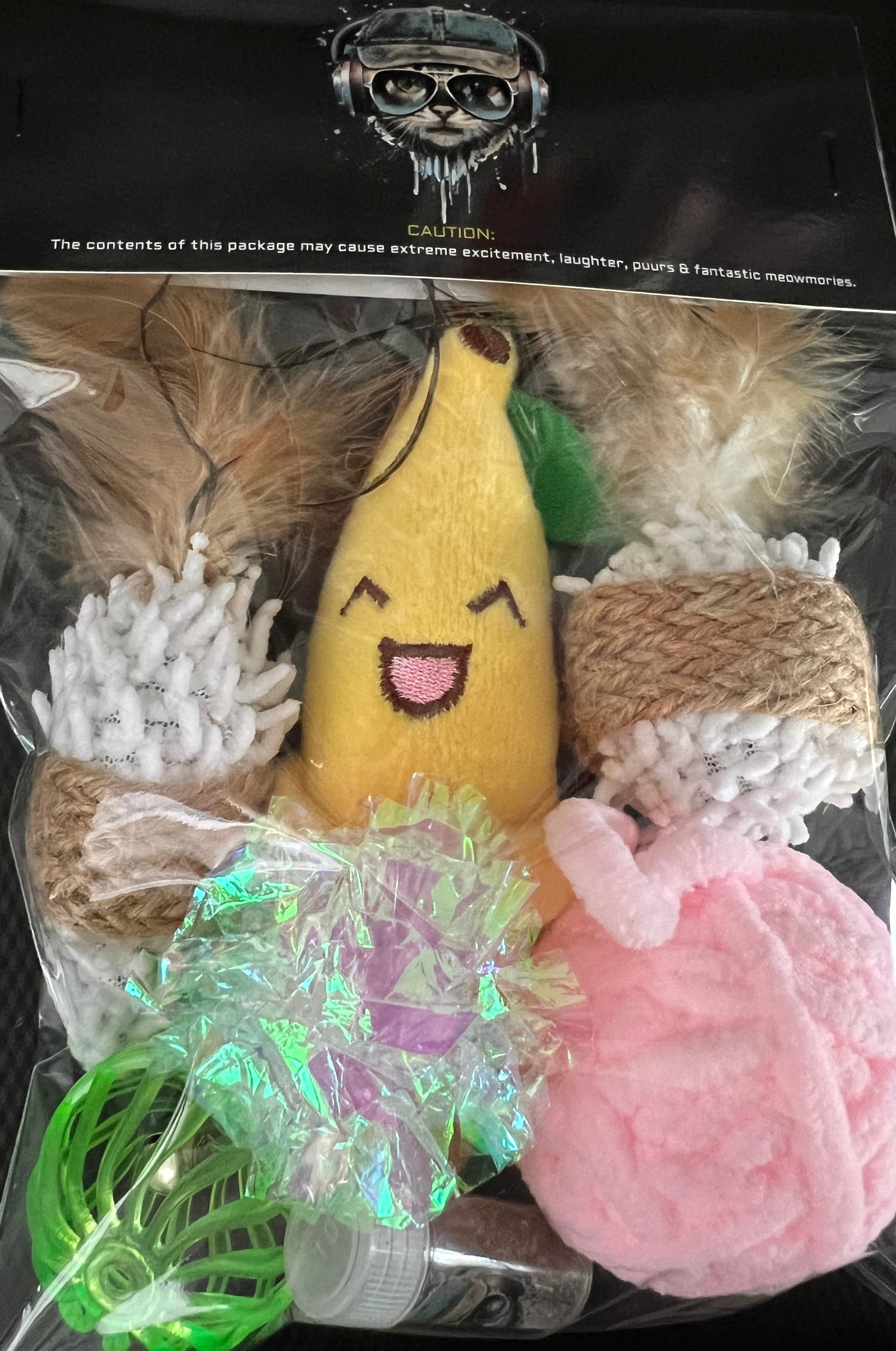 Furprize! Goin’ Bananas, Assorted Catnip Infusion Toys Cat Toy FurPrize! 