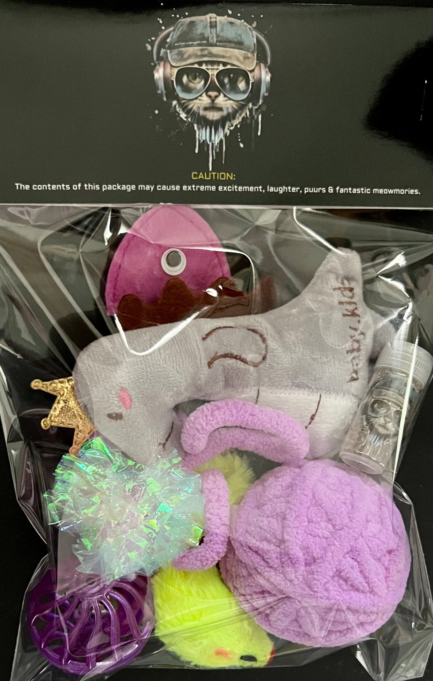 Furprize! Fluffy Grey Dinosaur , Assorted Catnip Infusion Toys Cat Toy FurPrize! 