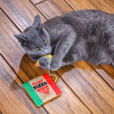 Mad Cat Purrfect Pizza Cat Toy with Catnip