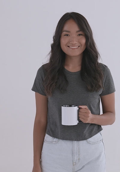 White Ceramic Mug with Color Inside.mp4