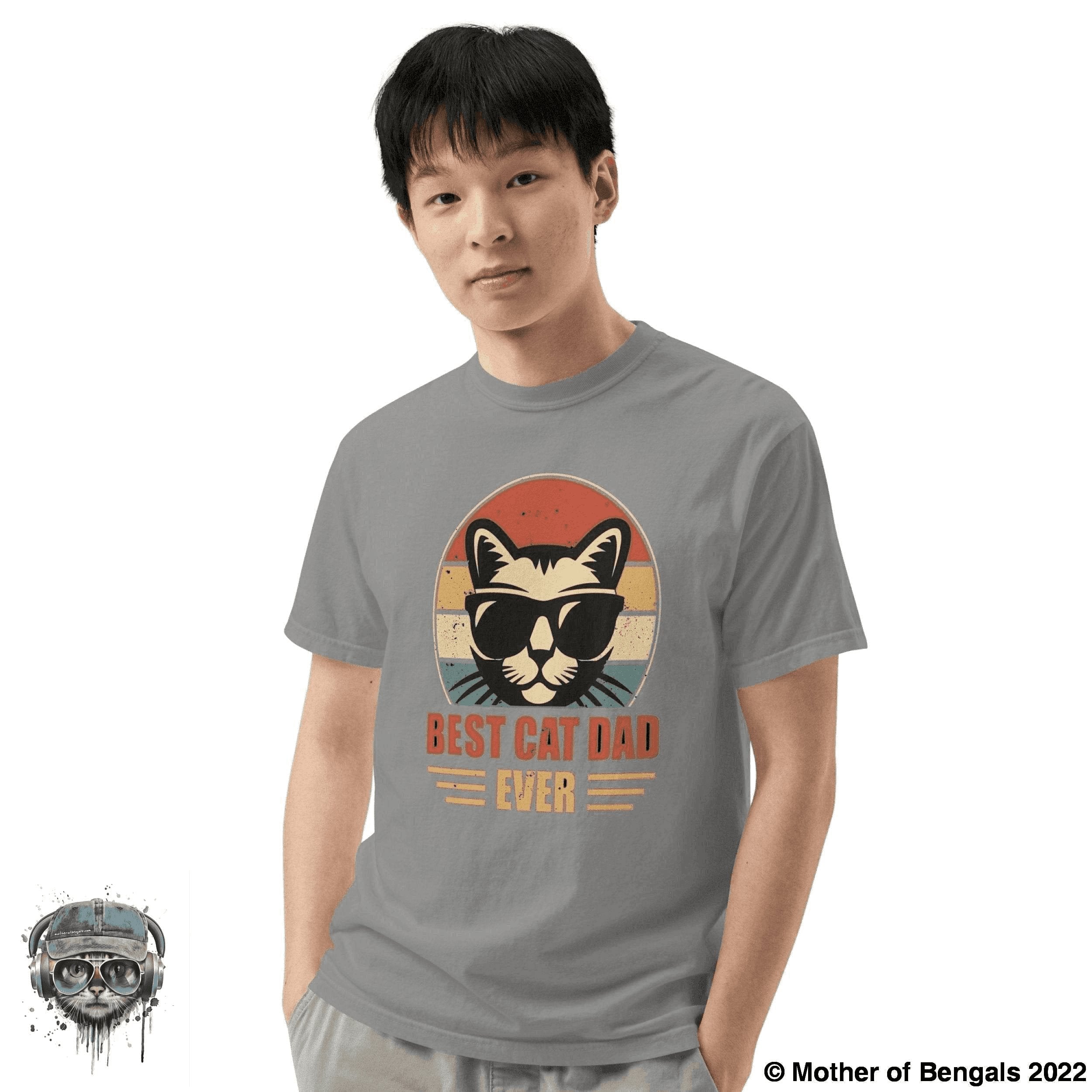 Best Cat Dad Ever T-Shirt Mother of Bengals 