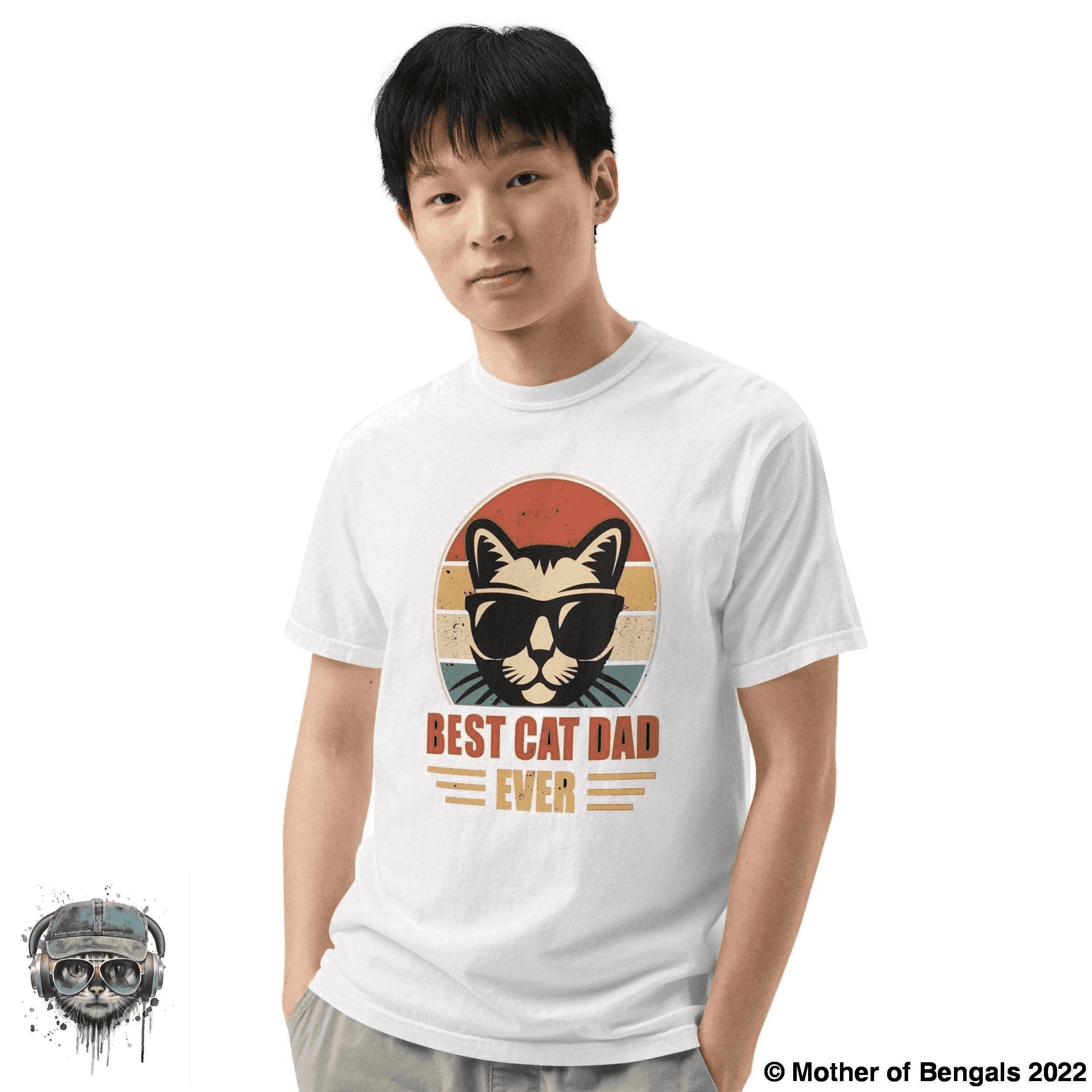 Best Cat Dad Ever T-Shirt Mother of Bengals 