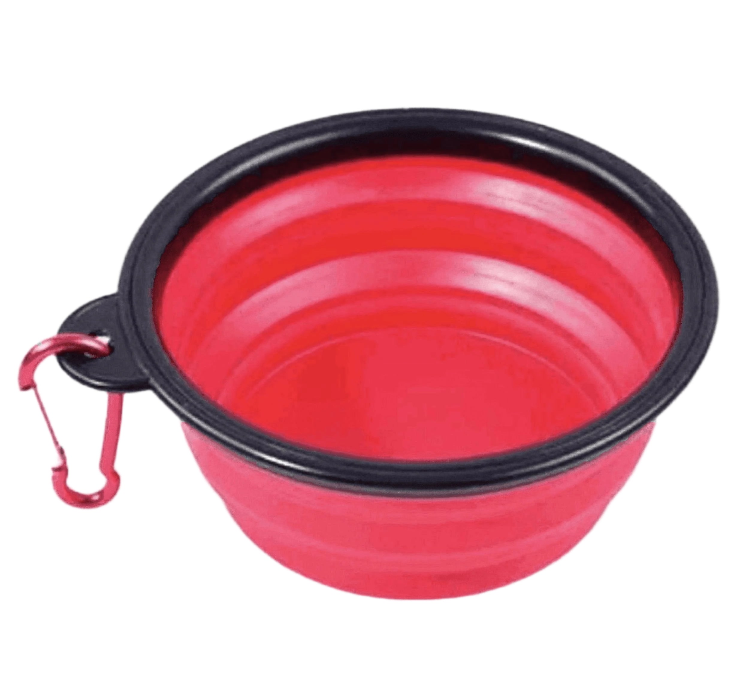 Collapsable silicone travel bowl with hook Bowl Mother of Bengals 