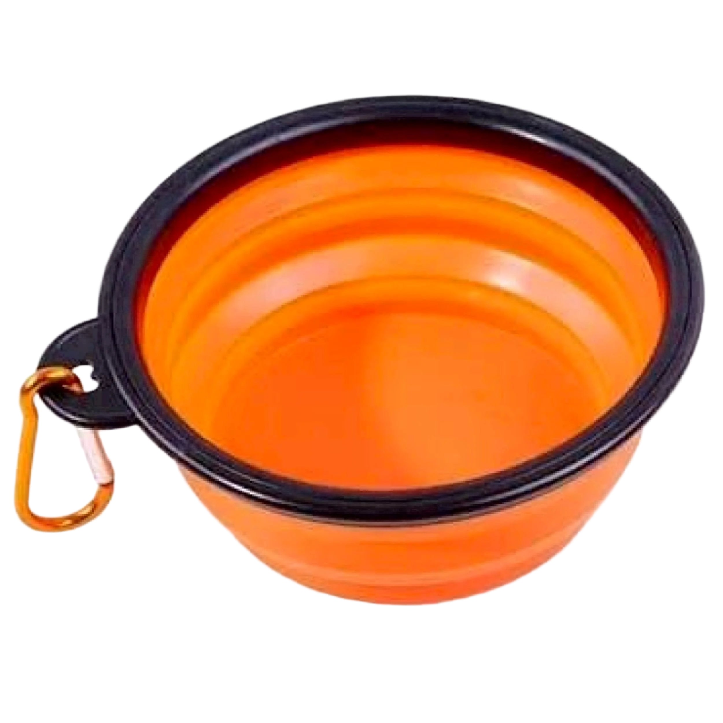 Collapsable silicone travel bowl with hook Bowl Mother of Bengals 