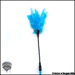FurPrize! Get your Swirl on, Feather Cat Wand Teaser Wand FurPrize! Teal 