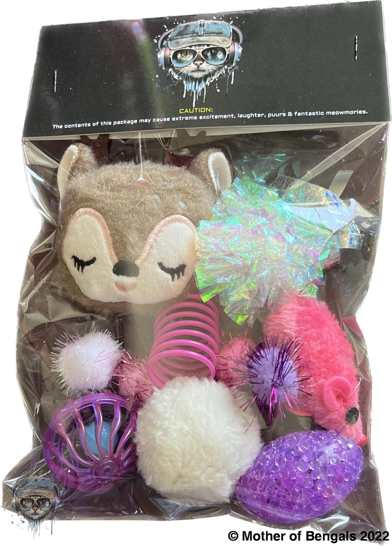 FurPrize! Holiday Reindeer Mini Cat Toy Gift Box Cat Toy FurPrize! 