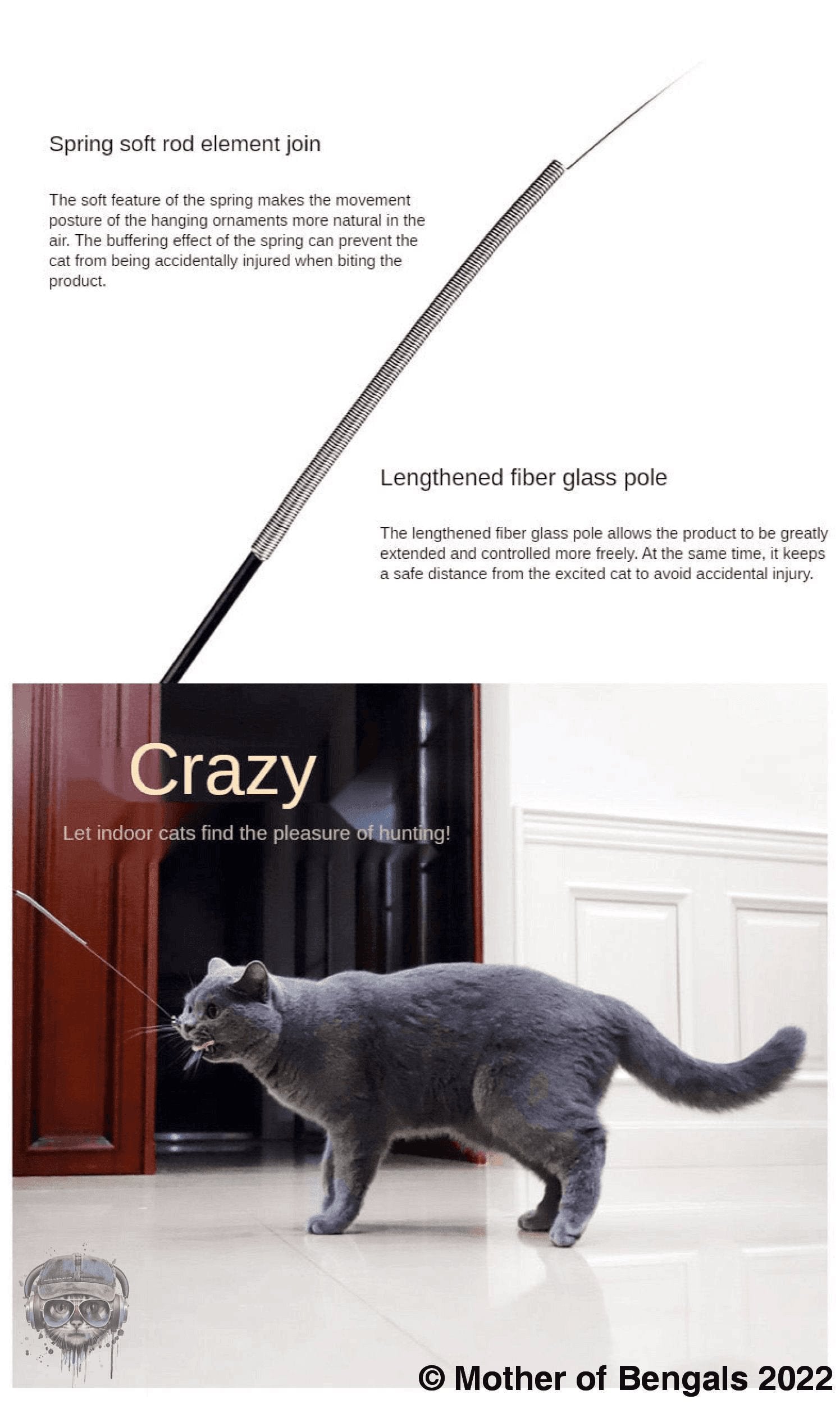 Furprize! Humming Bird Takes Flight, 7 pc Cat Wand Teaser Set🦁 Bundle FurPrize! 