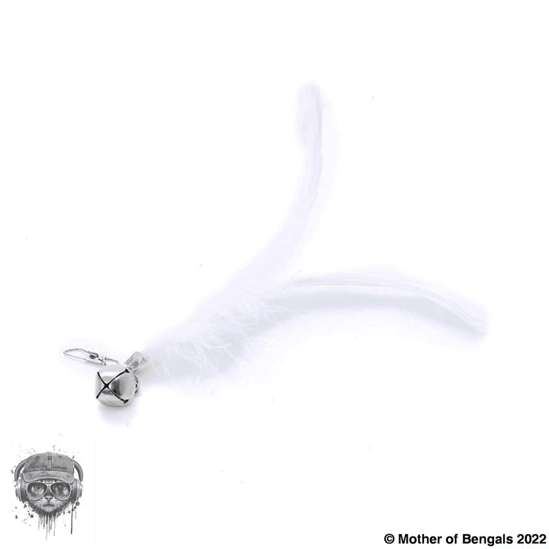 FurPrize! Karmas Silver Series Cat Toy Wand Feather Refill 🥧 Cat Wand Refill FurPrize! White 