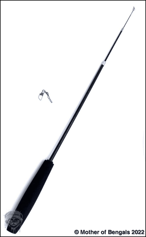 FurPrize! Misos Favorite Teaser Wand 🎣 Wand FurPrize! Black/black wand only, no feather refill 