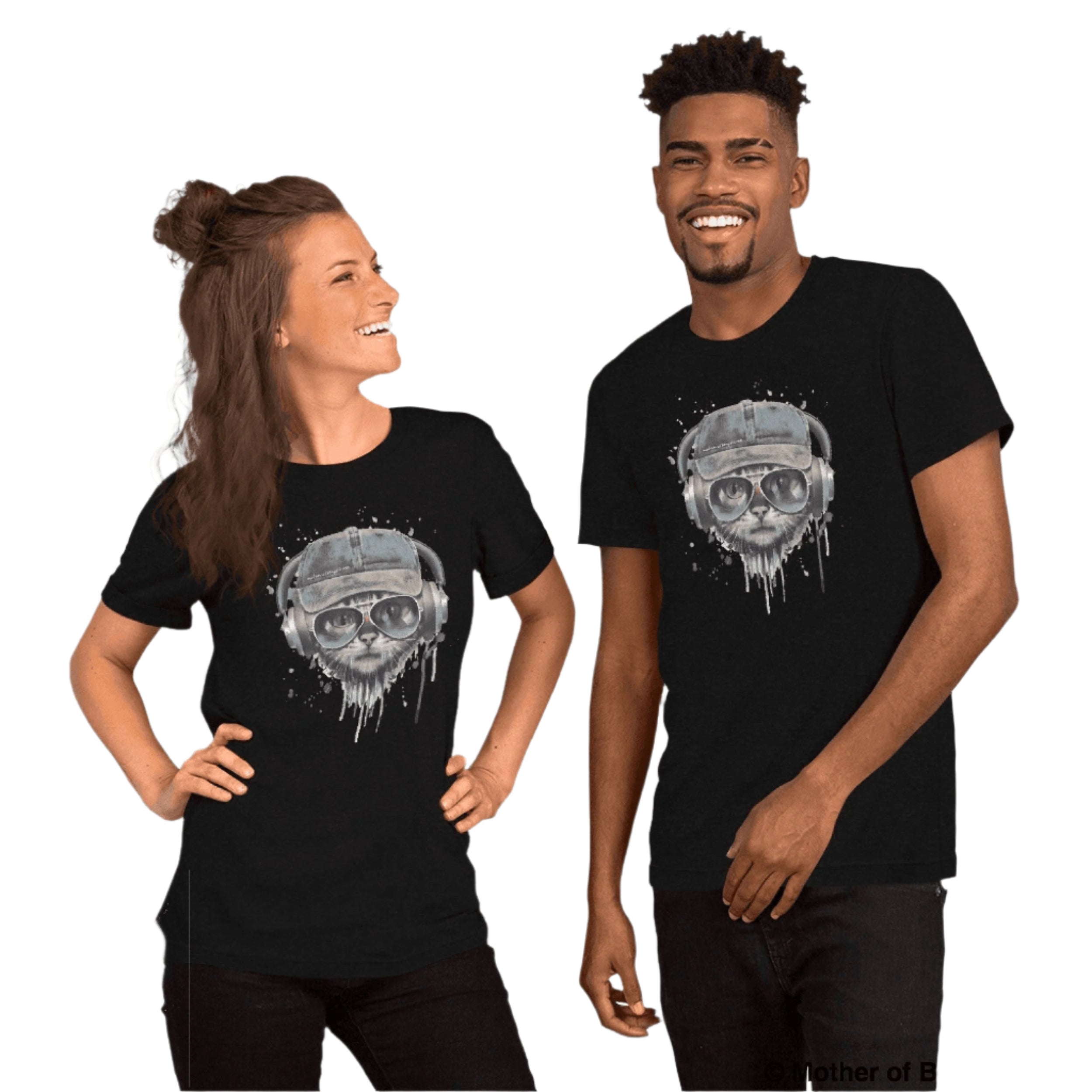 FurPrize! Mother of Bengals Unisex T-shirt Mother of Bengals Black Heather XS 