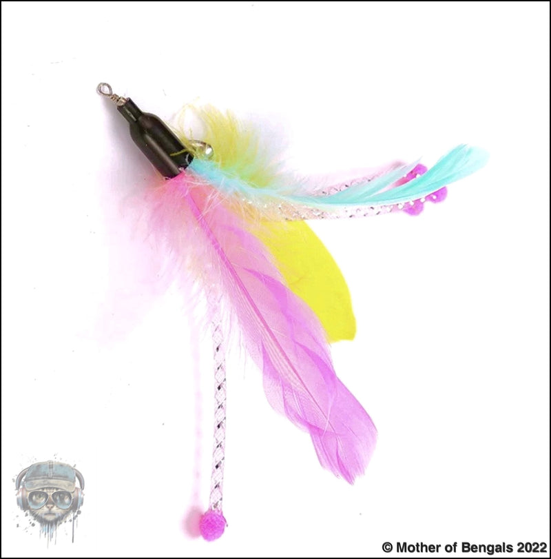 FurPrize! Pom Pom Fairy Cat Toy Wand Feather Refill 🥧 Cat Wand Refill FurPrize! 