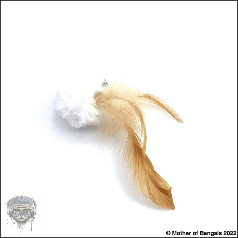 FurPrize! Snow Ball Feather Wand Refill Cat Wand Refill FurPrize! White 