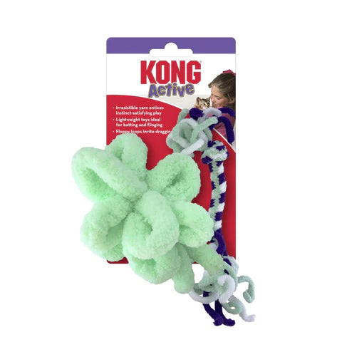 KONG CAT ACTIVE ROPE 2-PACK MINT & PURPLE Cat Toy Kong 