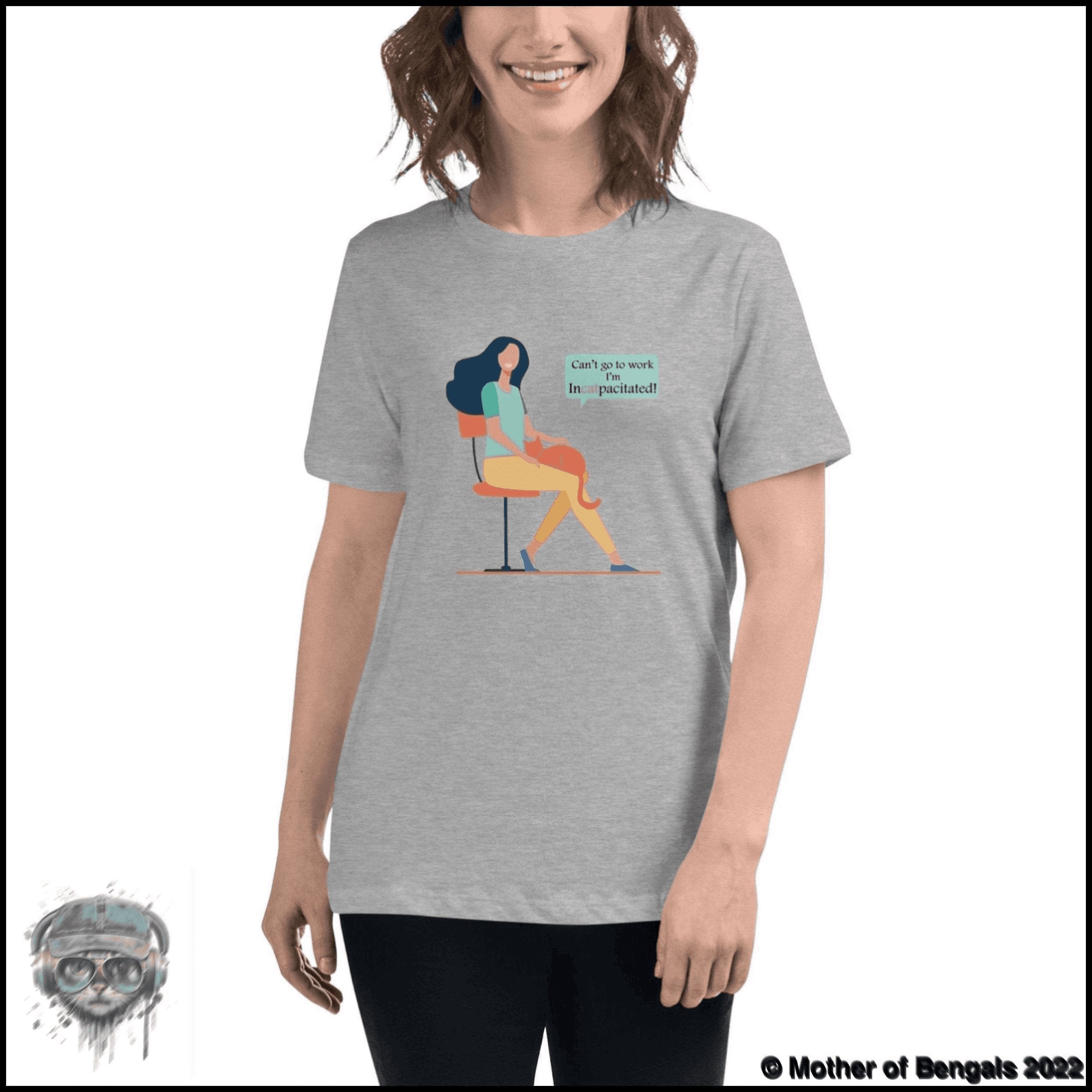 Incatpacitated Shirt FurPrize! Athletic Heather S 