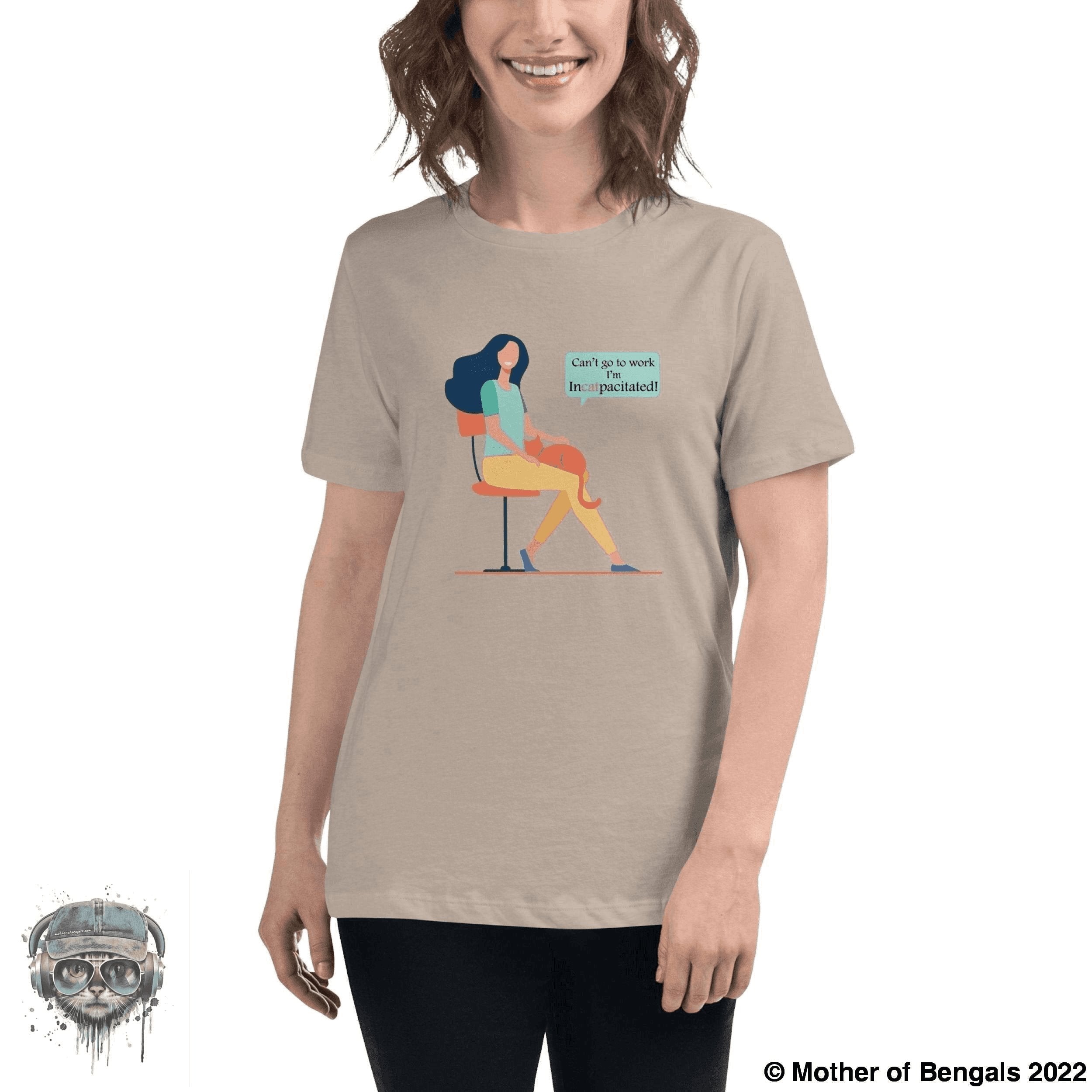 Incatpacitated Shirt FurPrize! Heather Stone S 