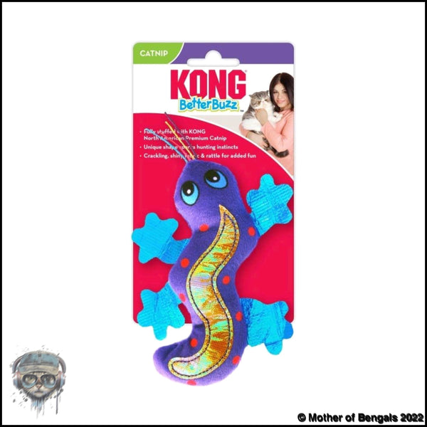 KONG Better Buzz Gecko’s lizard Cat Toy Kong 