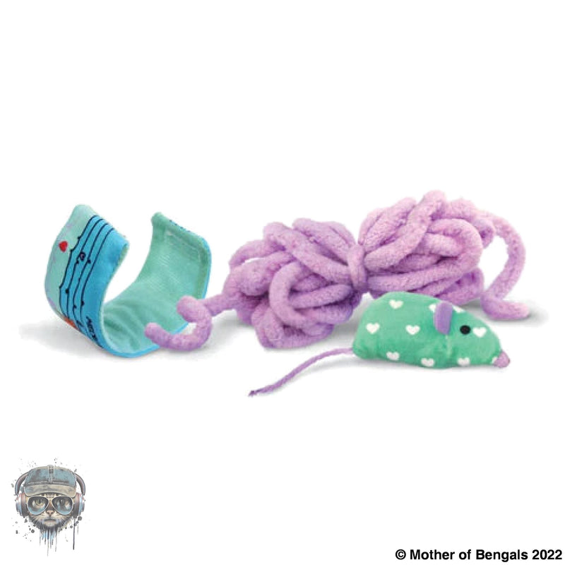 KONG PULL-A-PARTZ™ YARNZ ASSORTED Cat Toy Kong 