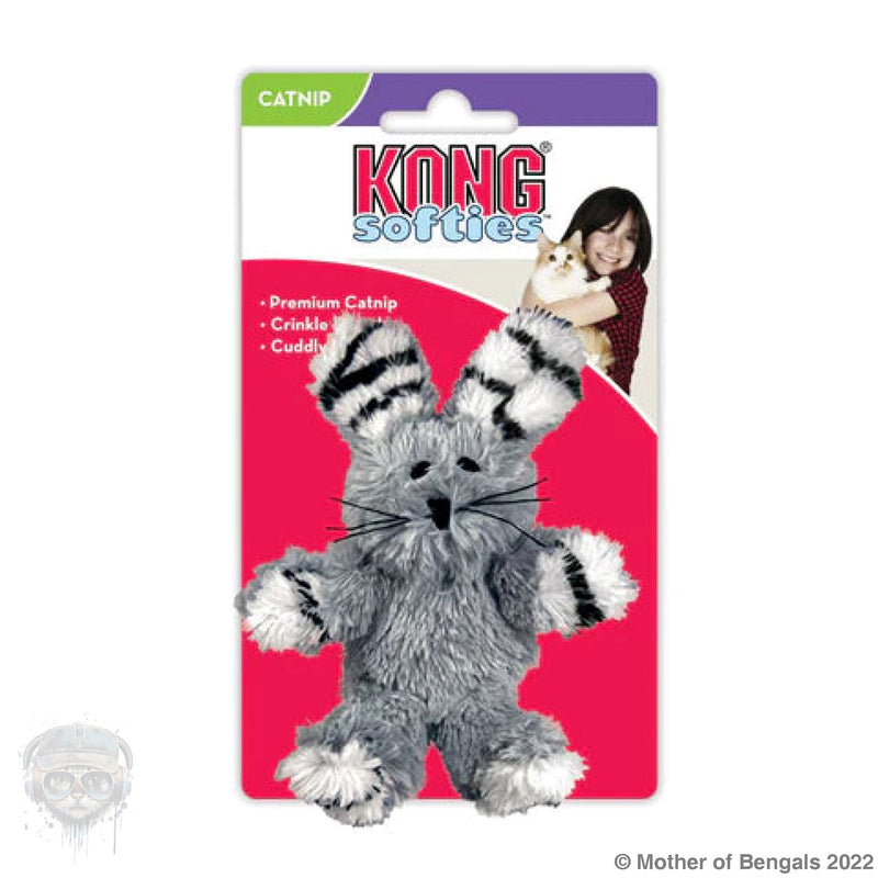 KONG SOFTIES FUZZY BUNNY Cat Toy Kong 