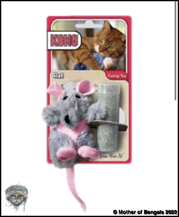 Kong® Refillable Catnip Toy - Rat Cat Toy Kong 