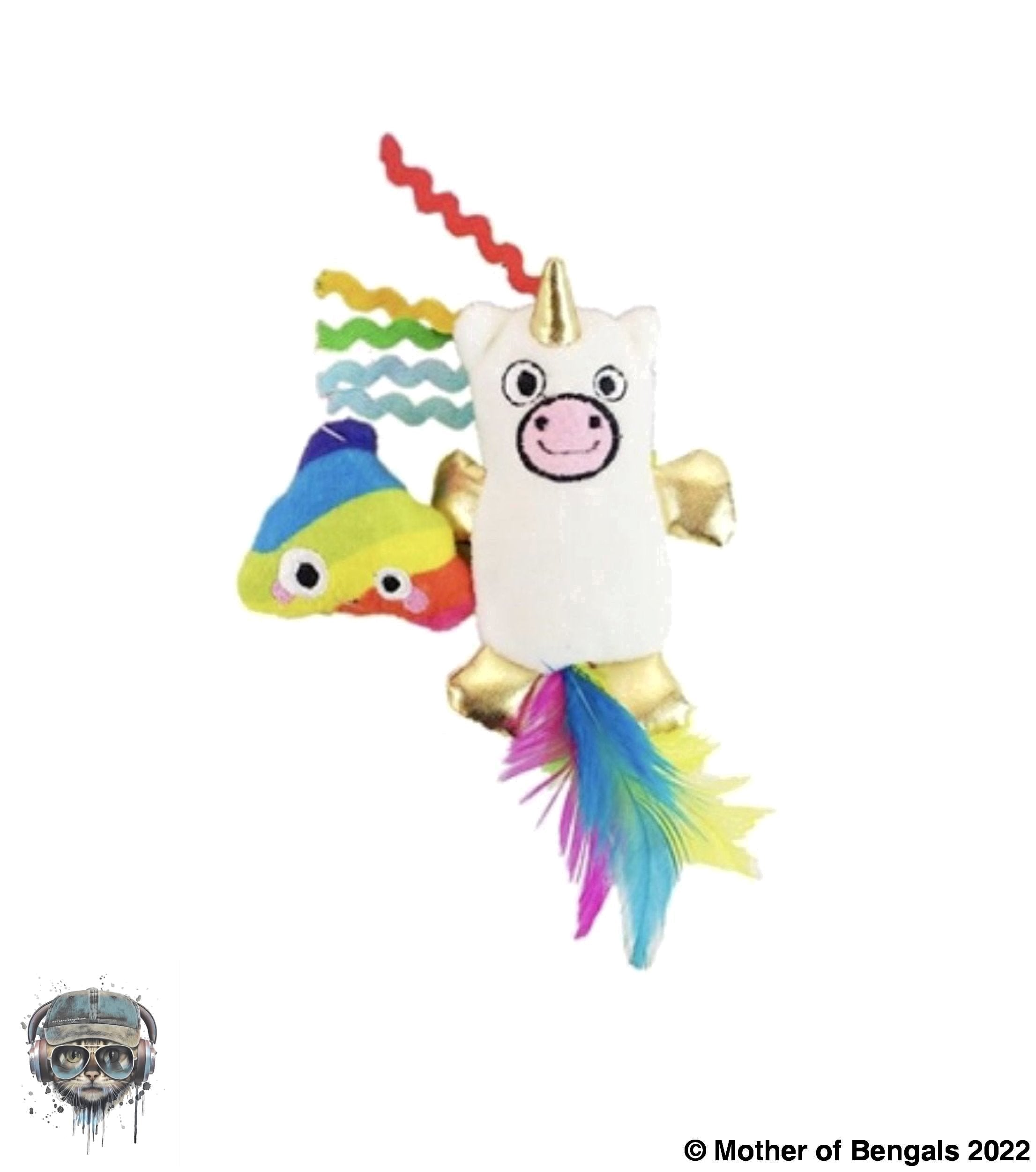 Mad Cat® Mewnicorn Twin Pack CAT TOY w/Catnip Cat Toy Mad Cat 