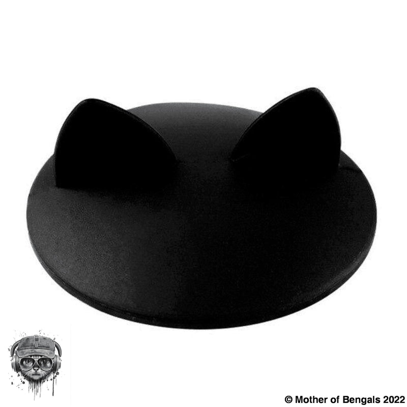 Silicone Cat Cover for Cans Accessory Mother of Bengals Black 