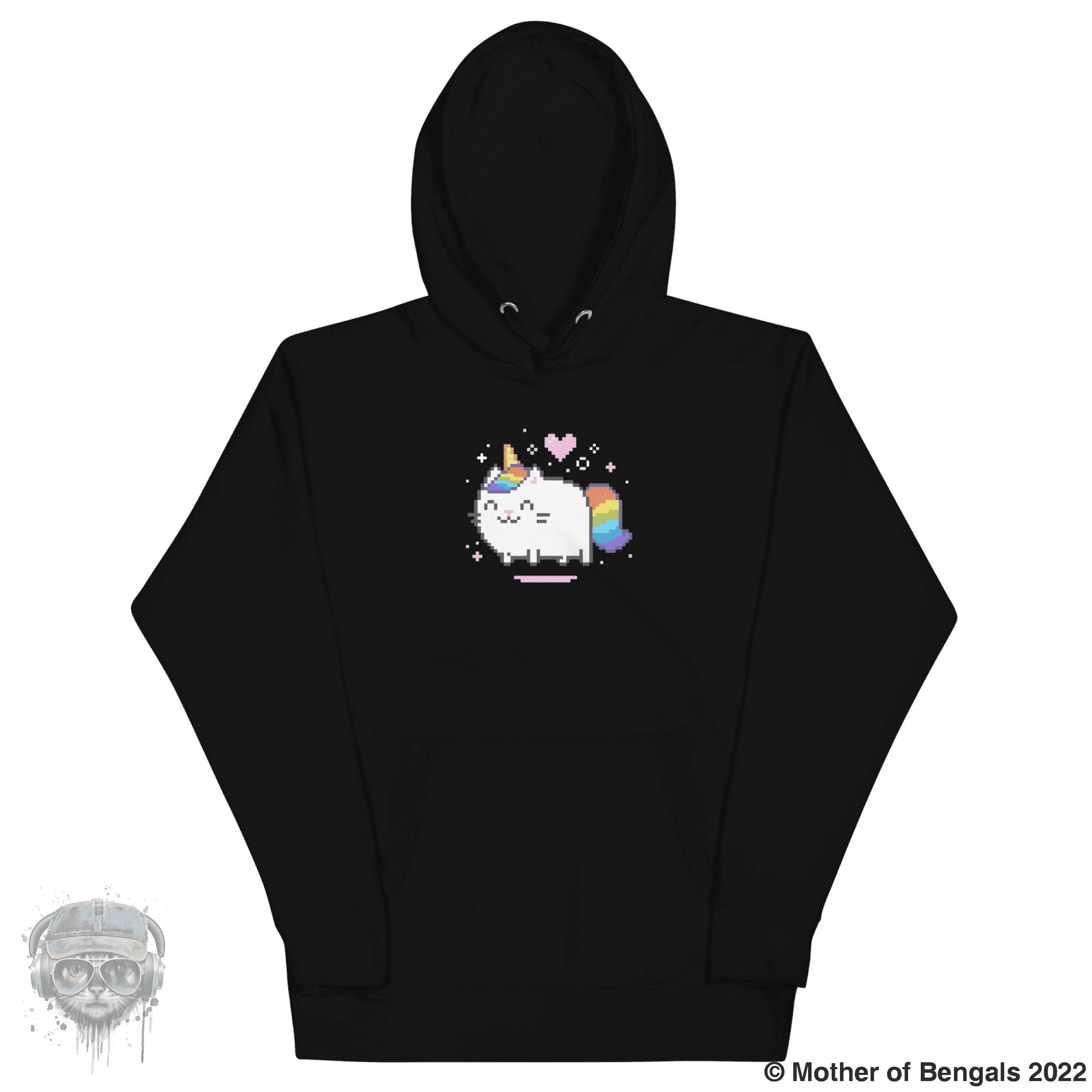 Unicorn Kitty Hoodie Mother of Bengals 