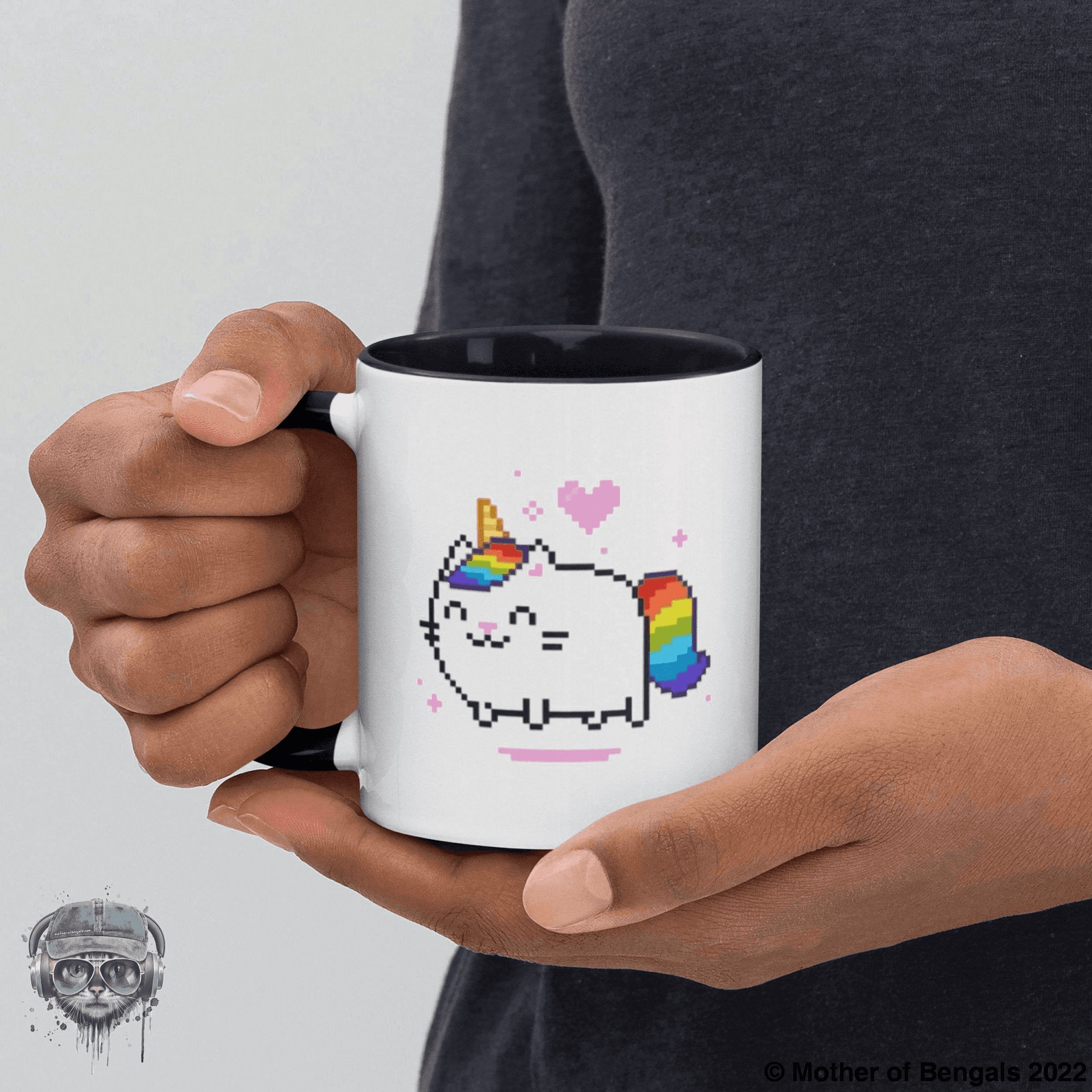 Unicorn Kitty Mug Mother of Bengals 