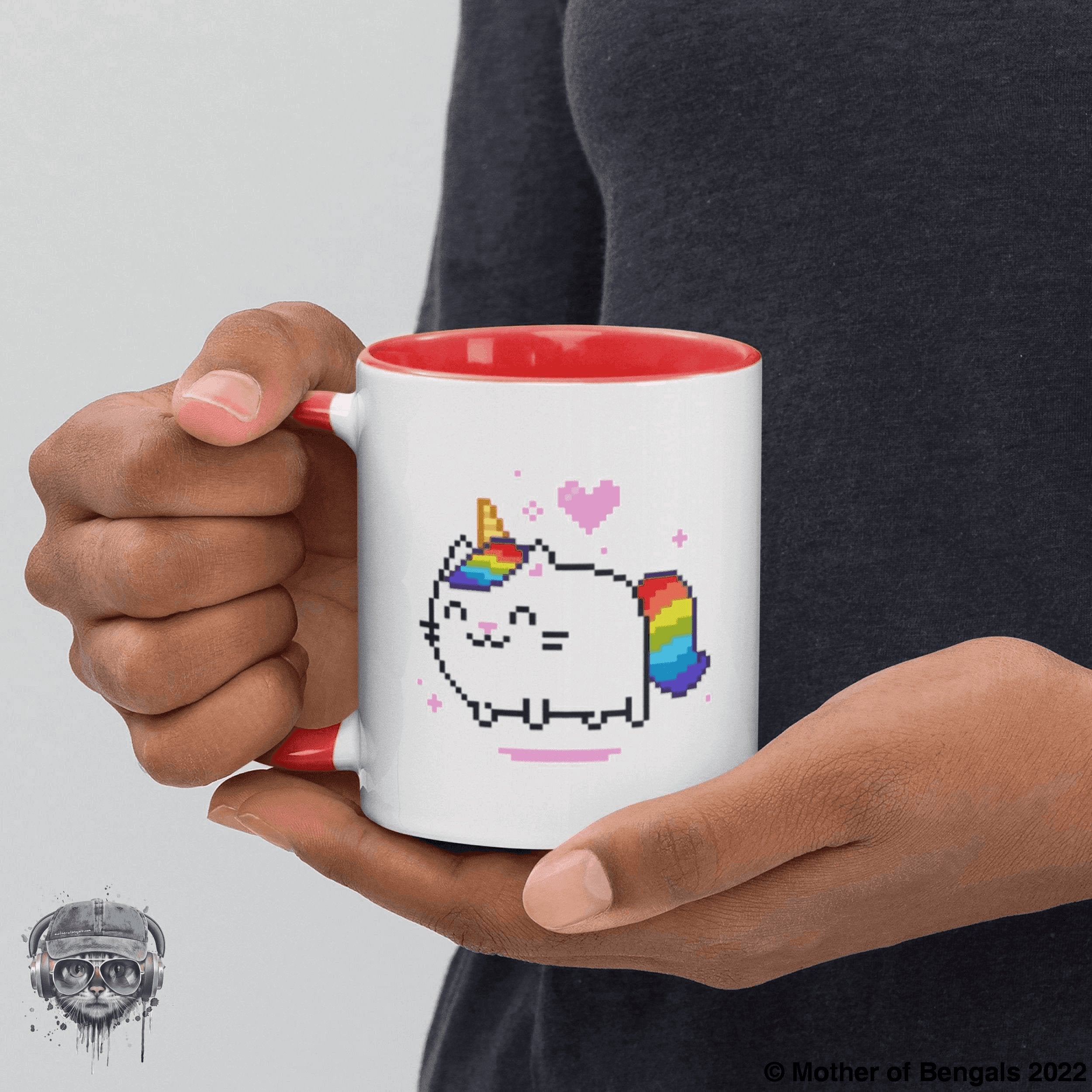Unicorn Kitty Mug Mother of Bengals 